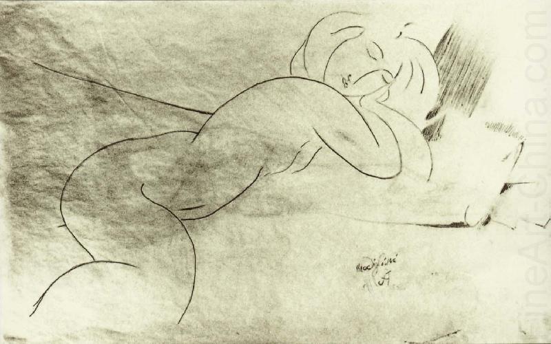 Amedeo Modigliani Reclining nude china oil painting image